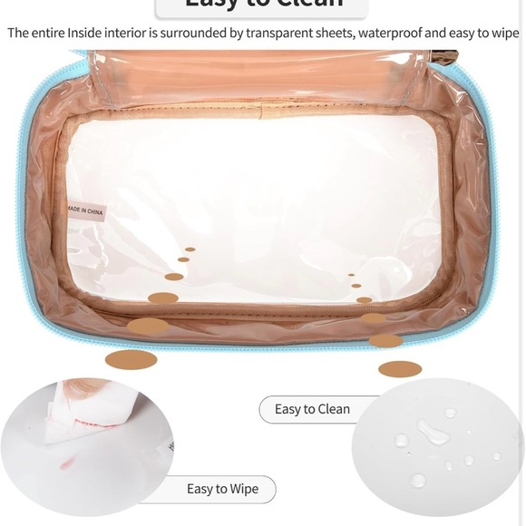 Transparent Waterproof Makeup Bag - Picture 5 of 5